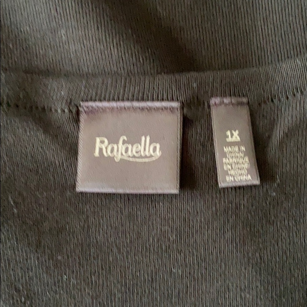 Rafael 1X Black Sleeveless Shirt - Picture 3 of 4